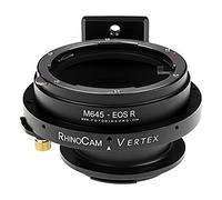 RhinoCam Vertex Adaptateur de couture rotatif, compatible avec objectif SLR Mamiya 645 (M645) à monture Canon RF