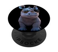 Rhinocéros Blanc Rhinocéros Afrique Rhino PopSockets PopGrip Adhésif