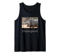 Rhinoceros Chemise Rhinoceros Endangered Black Rhino Débardeur