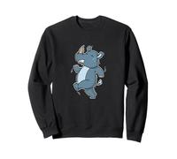 Rhinoceros Fait du Sport Fitness Sweatshirt