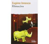Rhinoceros (Folio) (French Edition) New edition by Ionesco, Eugene (1959) Mass Market Paperback