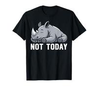 Rhinoceros Not Today Rhino Lover Sleepy Rhinoceros Lazy T-Shirt