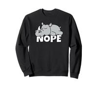 Rhinocéros Paresseux Nope Not Today Big Five Afrique Paresse Sweatshirt