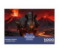 RhinocérosPuzzle 1000 Pièces Puzzle Adulte Animaux Adulte Puzzle De Qualité Supérieure 38x26cm/1000pcs