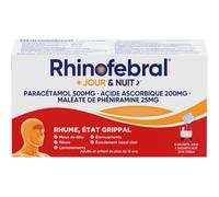 Rhinofebral Jour Et Nuit Poudre Pour Solution Buvable 12 Sachets