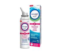 Rhinomer Plus Force 3 Spray nasal à l'eau de mer hypertonique, décongestion naturelle efficace et nettoyage, avec complexe algomer, force forte, utilisateurs fréquents, adultes et enfants +12 A, 125
