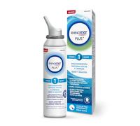 Rhinomer Plus Spray nasal à l'eau de mer hypertonique, décongestion naturelle efficace et nettoyante, force douce, pour bébés à partir de 1 mois et adultes, 125 ml