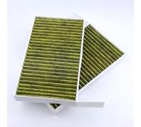 RHINORO Lot de 2 filtres à air d'habitacle A/C compatibles avec Tesla Model 3 et Y (2024-2026), pollen à charbon actif, filtre pour climatiseur, lot de 2