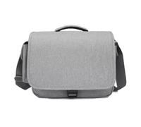 Rhinos Blog Sac à bandoulière simple gris étanche pour appareil photo Panasonic Lumix GH7 sans miroir avec objectif Lumix G Leica DG Vario-Elmarit 12-60 mm f/2.8-4.0, gris, Taille unique, Sac pour