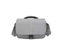 Rhinos Blog Sac à bandoulière simple gris étanche pour appareil photo Sony Alpha ZV-E10 II avec objectif E PZ 16-50 mm f/3.5-5.6 OSS II, gris, Taille unique, Sac pour appareil photo