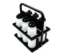 RHINOS sports Lot de 6 gourdes, 750 ml, avec support, blanc