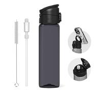 RHINOSHIELD AquaStand Bouteille magnétique de 800 ml, bouteille d'eau Tritan avec couvercle à paille, bouteille de sport avec poignée compatible avec MagSafe, trépied avec angles réglables, anti-fuite