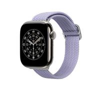 RhinoShield Bracelet Tressé pour Apple Watch Series 11/10 (42mm) + Series 9/8 / 7 (41mm) + Series 6/5 / 4 / SE 3 / SE 2 / SE (40mm) + Series 3/2 / 1 (38mm) | Doux et Extensible - Violet