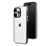 RhinoShield Clear Compatible avec [iPhone 13 Pro Max] | Résiste au jaunissement, Haute Transparence, Coque de Protection Personnalisable Clear - Contour objectifs Photo Noir