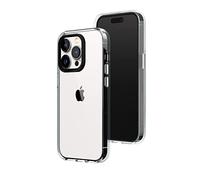 RhinoShield Clear Compatible avec [iPhone 13 Pro] | Résiste au jaunissement, Haute Transparence, Coque de Protection Personnalisable Clear - Contour objectifs Photo Noir