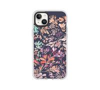 RHINOSHIELD Clear Compatible avec [iPhone 14 Plus] | Résiste au jaunissement, Haute Transparence, Coque de Protection Clear - Noir Contour objectifs Photo [Vibrant Garden of RhinoShield]