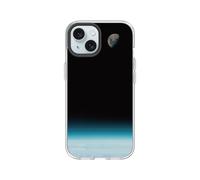 RhinoShield Clear Compatible avec [iPhone 15] | Résiste au jaunissement, Haute Transparence, Coque de Protection Personnalisable Clear - Noir Contour objectifs Photo [Waxing Gibbous Moon]
