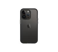 RhinoShield Coque Clear iPhone 14 Pro Anti-jaunissement Haute transparence Contour objectifs noir