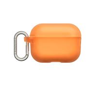 RHINOSHIELD Coque avec Mousqueton Compatible avec Apple [AirPods Pro 3] | Protection de qualité Militaire Contre Les Chocs, résistante aux Rayures, Chargement sans Fil - Orange, Standard Set