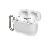 RHINOSHIELD Coque avec Mousqueton Compatible avec Apple [AirPods Pro] | Protection de qualité Militaire Contre Les Chocs, résistante aux Rayures, Chargement sans Fil - [Transparente, Standard Set]
