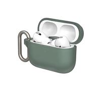 RHINOSHIELD Coque avec Mousqueton Compatible avec Apple [AirPods Pro] | Protection de qualité Militaire Contre Les Chocs, résistante aux Rayures, Chargement sans Fil - [Vert Sauge, Standard Set]