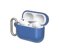 RHINOSHIELD Coque avec Mousqueton Compatible avec Apple [AirPods Pro] | Protection de qualité Militaire Contre Les Chocs, résistante aux Rayures, Chargement sans Fil - [Bleu Cobalt, Standard Set]
