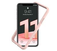 RhinoShield Coque Bumper Compatible avec [iPhone 11 / iPhone XR] | CrashGuard NX - Protection Fine Personnalisable - Absorption des Chocs [sans BPA] - Rose Poudré