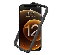 RhinoShield Coque Bumper Compatible avec [iPhone 12/12 Pro] | CrashGuard NX - Protection Fine Personnalisable - Absorption des Chocs [sans BPA] - Graphite