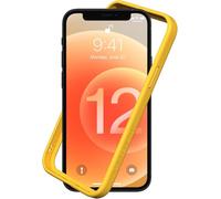 RhinoShield Coque Bumper Compatible avec [iPhone 12 Mini] | CrashGuard NX - Protection Fine Personnalisable - Absorption des Chocs [sans BPA] - Gris Platine