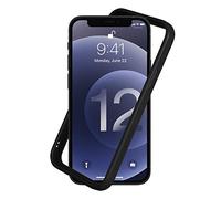 RhinoShield Coque Bumper Compatible avec [iPhone 12 Mini] | CrashGuard NX - Protection Fine Personnalisable - Absorption des Chocs [sans BPA] - Noir