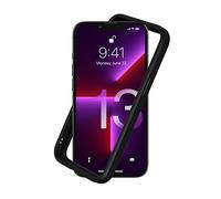 RhinoShield Coque Bumper Compatible avec [iPhone 13/13 Pro] | CrashGuard NX - Protection Fine Personnalisable - Absorption des Chocs [sans BPA] - Noir