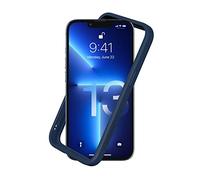 RhinoShield Coque Bumper Compatible avec [iPhone 13/13 Pro] | CrashGuard NX - Protection Fine Personnalisable - Absorption des Chocs [sans BPA] - Bleu Marine