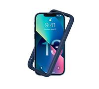 RhinoShield Coque Bumper Compatible avec [iPhone 13 Mini] | CrashGuard NX - Protection Fine Personnalisable - Absorption des Chocs [sans BPA] - Bleu Marine