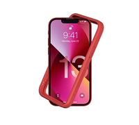 RhinoShield Coque Bumper Compatible avec [iPhone 13 Mini] | CrashGuard NX - Protection Fine Personnalisable - Absorption des Chocs [sans BPA] - Rouge