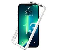 RhinoShield Coque Bumper Compatible avec [iPhone 13 Pro Max] | CrashGuard NX - Protection Fine Personnalisable - Absorption des Chocs [sans BPA] - Blanc