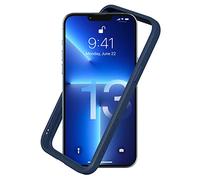 RhinoShield Coque Bumper Compatible avec [iPhone 13 Pro Max] | CrashGuard NX - Protection Fine Personnalisable - Absorption des Chocs [sans BPA] - Bleu Marine