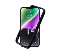 RhinoShield Coque Bumper Compatible avec [iPhone 14] | CrashGuard NX - Protection Fine Personnalisable - Absorption des Chocs [sans BPA] - Noir