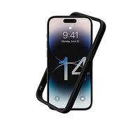 RhinoShield Coque Bumper Compatible avec [iPhone 14 Pro] | CrashGuard NX - Protection Fine Personnalisable - Absorption des Chocs [sans BPA] - Noir