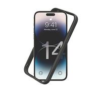 RhinoShield Coque Bumper Compatible avec [iPhone 14 Pro Max] | CrashGuard NX - Protection Fine Personnalisable - Absorption des Chocs [sans BPA] - Graphite