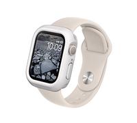 RhinoShield Coque Compatible avec Apple Watch Séries 9/8 / 7 [41mm] | Protection Fine, légère et résistant aux Chocs - Blanc Classic