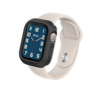 RhinoShield Coque Bumper Compatible avec Apple Watch Séries 9/8 / 7 [41mm] | CrashGuard NX - Protection Fine, Personnalisable avec Technologie d'absorption des Chocs, Non dérapant - Noir Classic