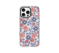 RhinoShield Coque Clear avec Bouton de contrôle caméra Compatible MagSafe pour [iPhone 16 Pro Max] | Magnétisme supérieur, Protection renforcée - Anneau caméra Noir [Motifs Liberty]