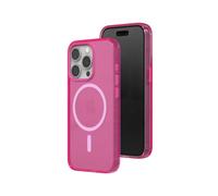 RHINOSHIELD JellyTint Coque de protection transparente compatible MagSafe pour [iPhone 15 Pro]| Force magnétique supérieure, dépasse normes militaires de chute, anti-rayures et anti-chocs -Rose Cerise