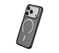 RhinoShield Coque Compatible MagSafe[iPhone 17 Pro] | Clear, Anti-jaunissement, Haute Transparence, Force magnétique supérieure, dépasse Les Normes Militaires de Protection - Noir Quartz