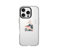 RhinoShield Coque Clear Compatible avec [iPhone 16 Pro] | Résistance avancée au jaunissement, Haute Transparence, Protection renforcée, découpe Bouton contrôle caméra - Anneau caméra Noir [Arcadia]