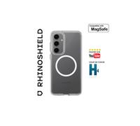 RhinoShield Coque Clear Compatible avec Magsafe pour [Galaxy S25 Plus] Force magnétique supérieure, Haute Transparence et résiste au jaunissement