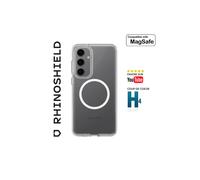 RhinoShield Coque Clear Compatible avec Magsafe pour [Galaxy S25 Ultra] Force magnétique supérieure, Haute Transparence et résiste au jaunissement