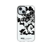 RhinoShield Coque Clear Compatible avec Magsafe pour [iPhone 15] | Force magnétique supérieure, Haute Transparence et résiste au jaunissement. Personnalisable - [One Piece/Gear 4th Snakeman B&W]
