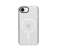 RhinoShield Coque Clear Compatible avec Magsafe pour [iPhone 16e] Force magnétique supérieure, Haute Transparence et résiste au jaunissement. Personnalisable - Noir Contour objectifs Photo