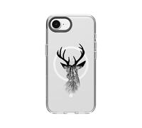 RhinoShield Coque Clear Compatible avec Magsafe pour [iPhone 16e] | Force magnétique supérieure, Haute Transparence et résiste au jaunissement. - [Deer Woods]